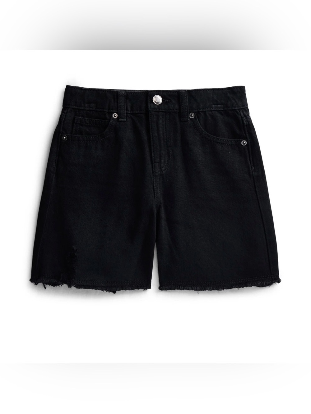 (323)Weekend Academy Girls Cotton Jean Shorts